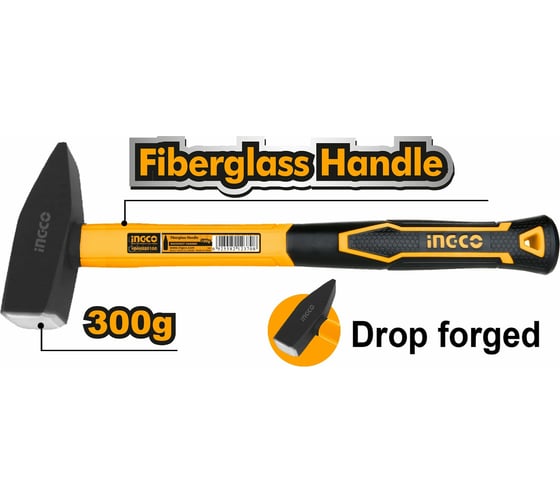 Слесарный молоток INGCO 300 гр. HMH880300