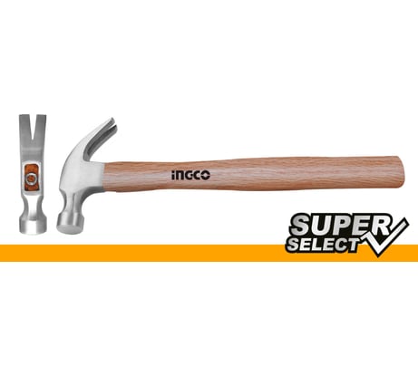 Молоток-гвоздодер INGCO 450 гр. HCH0416