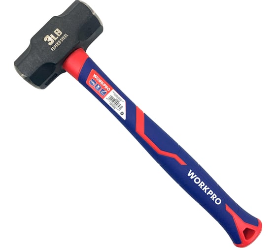 Кувалда WORKPRO с фибергласовой рукояткой, 1500 гр WP241032 1