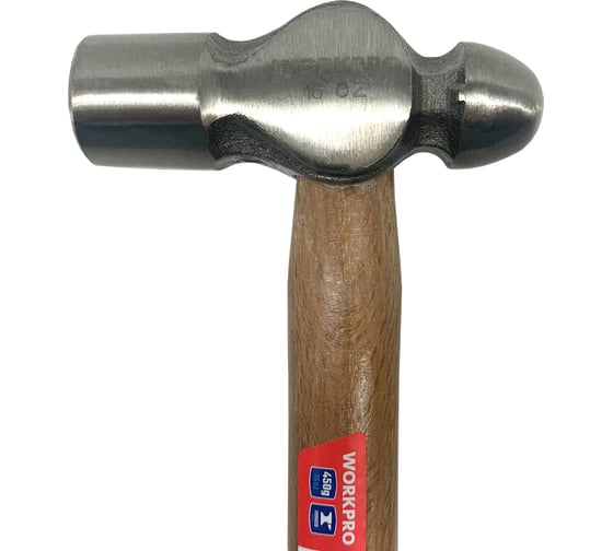 Молоток с круглым бойком WORKPRO 450 гр WP241026