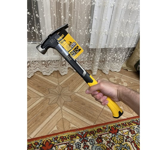 Молоток DEWALT одноэлементный, с прямым гвоздодером, 624 г DWHT0-51064 20