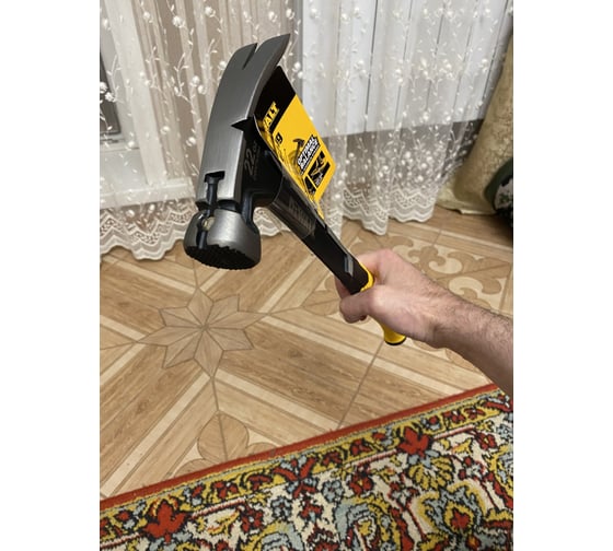 Молоток DEWALT одноэлементный, с прямым гвоздодером, 624 г DWHT0-51064 19