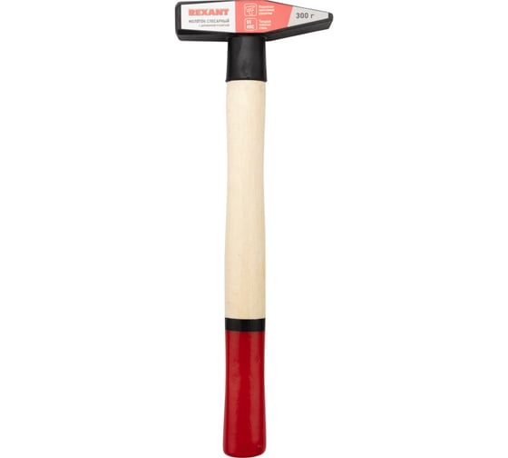 Слесарный молоток REXANT с деревянной рукояткой, 300 г 12-8103