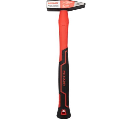 Слесарный молоток REXANT с фибергласовой рукояткой, 400 г 12-8114