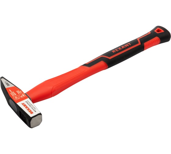 Слесарный молоток REXANT с фибергласовой рукояткой, 300 г 12-8113