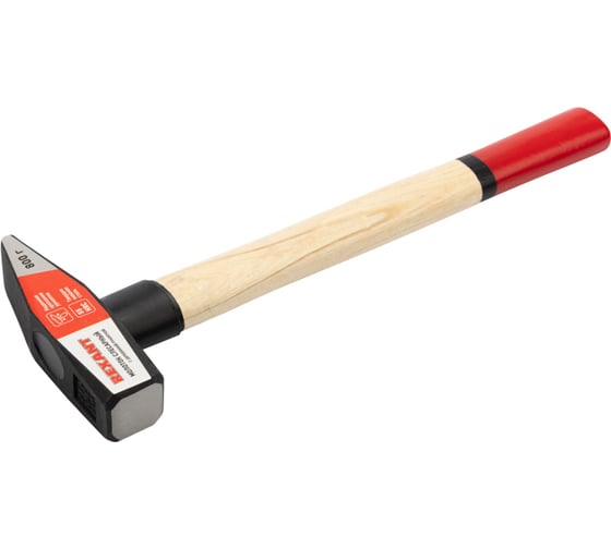 Слесарный молоток REXANT с деревянной рукояткой, 800 г 12-8108 1