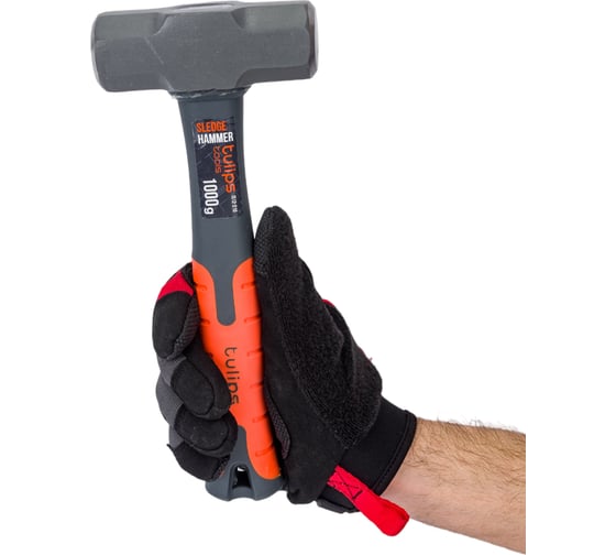 Кувалда Tulips tools 1000 г, фиберглас, короткая рукоятка IS12-210