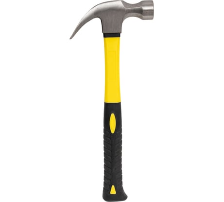 Молоток-гвоздодер HORTZ 340 грамм с фиберглассовой ручкой 1133003