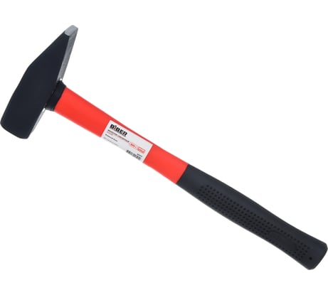 Слесарный кованый молоток Biber фибергласовая рукоятка Профи 800г 6/24 тов-080751