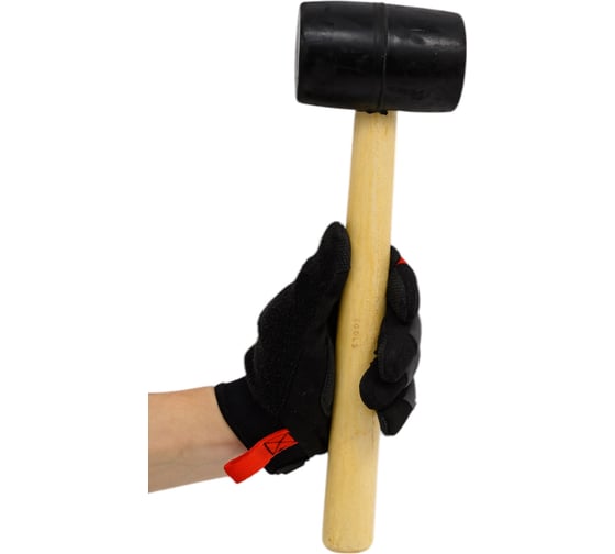 Резиновая киянка NEO Tools 58 мм, 450 г, деревянная ручка 25-062