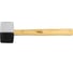 Резиновая киянка NEO Tools 58 мм, 450 г, черно-белая резина 25-067 1