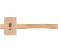 Деревянная киянка NEO Tools 100x70x46 мм, деревянная рукоятка 320 мм 25-076