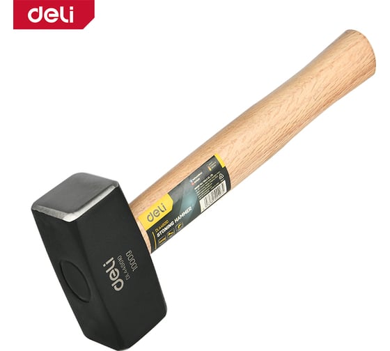 Кувалда DELI DL448010 1000 гр, деревянная рукоять 167397