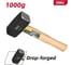 Кувалда DELI DL448010 1000 гр, деревянная рукоять 167397 2