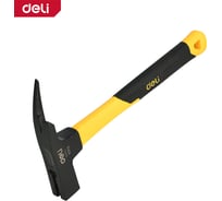 Молоток кровельщика DELI DL5060 600гр, магнит, противоскользящий боек, фибергласовая рукоять 168330