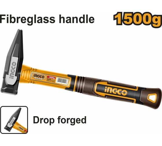 Молоток слесарный INGCO 1500 г HMH821500