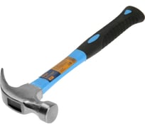 Молоток-гвоздодер ТУНДРА фибергласовая 2К рукоятка, 250 г 882007