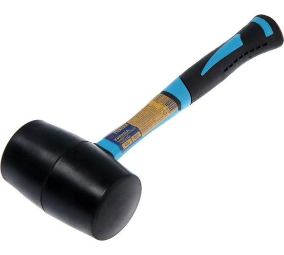 Киянка TUNDRA фибергласовая рукоятка, черная резина, 450 г 881755