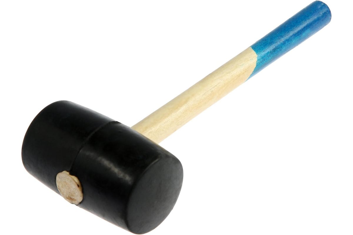 Киянка TUNDRA деревянная рукоятка, черная резина, 450 г 5354660 ...