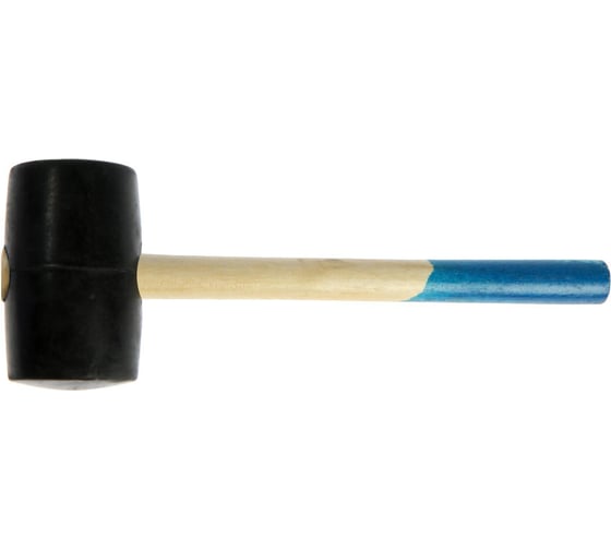 Киянка TUNDRA деревянная рукоятка, черная резина, 450 г 5354660