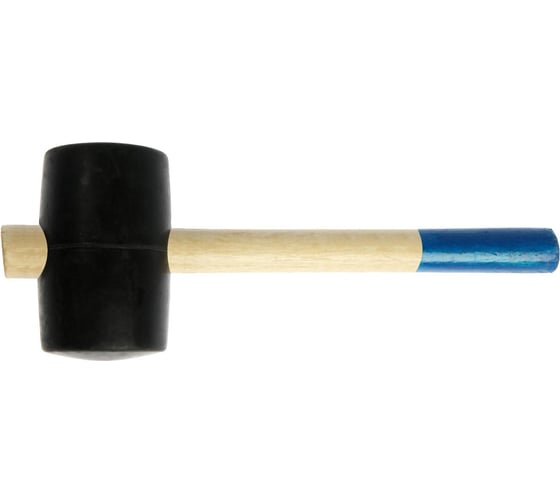 Киянка TUNDRA деревянная рукоятка, черная резина, 650 г 5354661