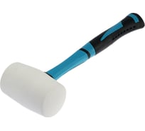 Киянка TUNDRA фибергласовая рукоятка, белая резина, 750 г 881759