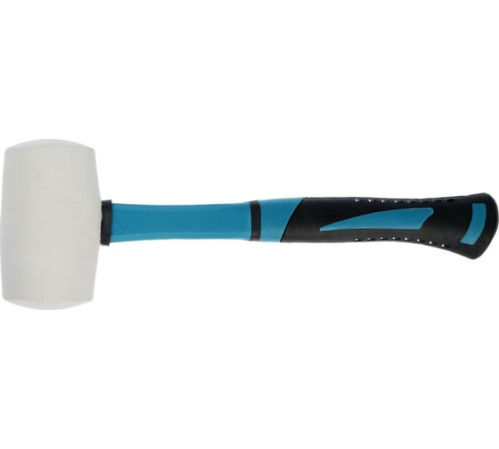 Киянка TUNDRA фибергласовая рукоятка, белая резина, 750 г 881759