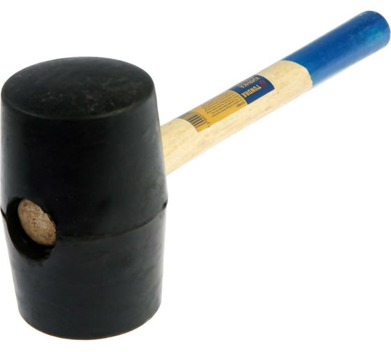 Киянка TUNDRA деревянная рукоятка, черная резина, 1120 г 5354663