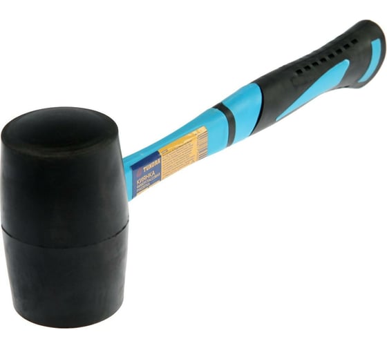Киянка TUNDRA фибергласовая рукоятка, черная резина, 650 г 881756