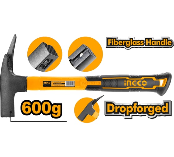Молоток кровельщика INGCO 600 гр. HRH60028