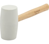 Киянка резиновая Goldblatt белая с рукояткой из ореха гикори 900 гр G02145