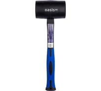 Киянка резиновая OASIS черная, с фибергласовой рукояткой Pro 450 г 103010901011