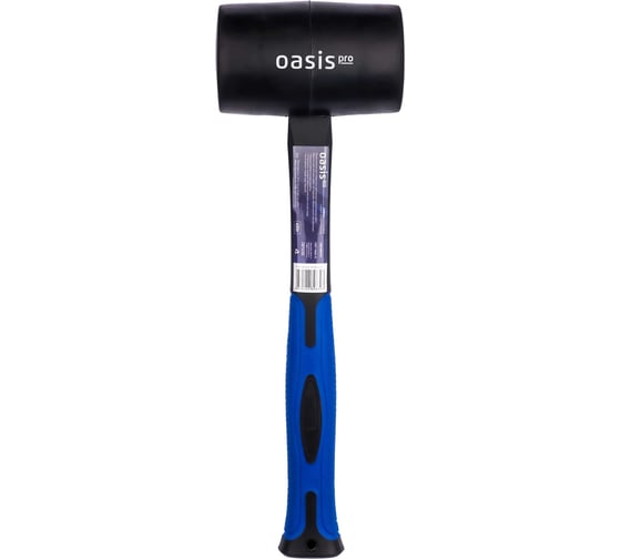 Киянка резиновая OASIS черная, с фибергласовой рукояткой Pro 450 г 103010901011 1