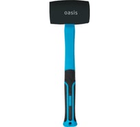 Киянка резиновая OASIS черная, с фибергласовой рукояткой, 450 г 103010901009