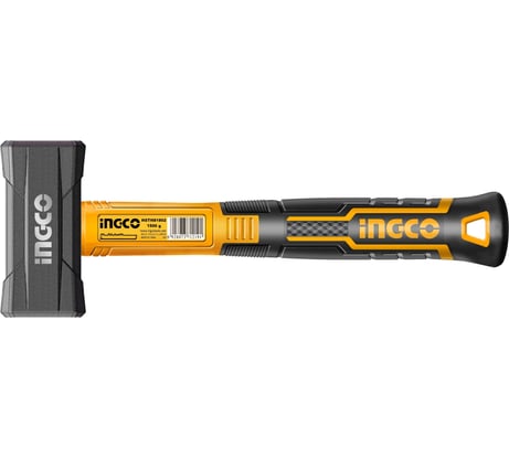 Кувалда INGCO с фибергласовой рукояткой, 1,5кг HSTH81803