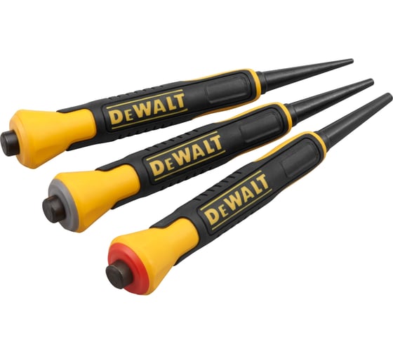 Набор добойников Dewalt Bi-Material Grip 3 шт DWHT0-58018
