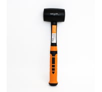 Киянка BOHRER 680 г, рукоятка фиберглас с резиновым покрытием, круглый боек, черная резина 45013268
