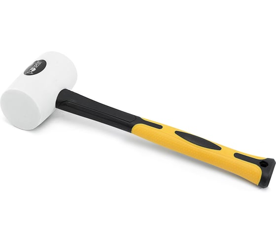 Киянка Pobedit белая, обрезиненная ручка, 70% фибра, 450 гр 2541345