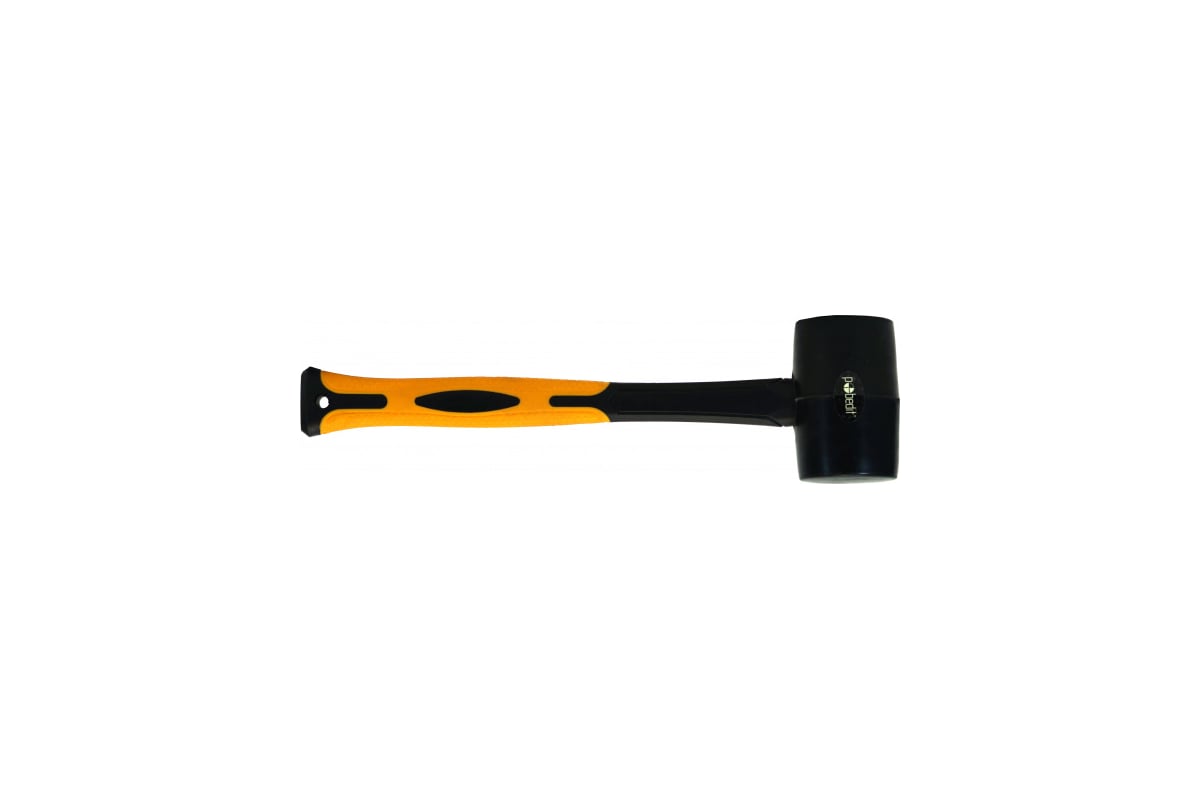 Киянка Pobedit черная, обрезиненная рукоять 70% фиберглас 680 гр ...