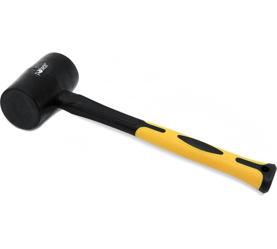 Киянка Pobedit черная, обрезиненная ручка, 70% фибра, 900 гр 2541090