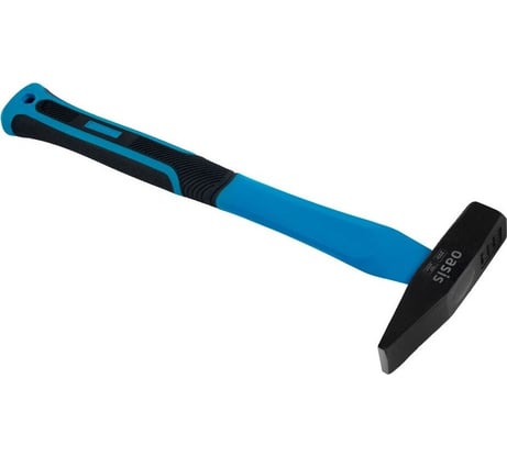 Молоток слесарный с обрезиненной фибергласовой рукояткой OASIS 200г 103010602008