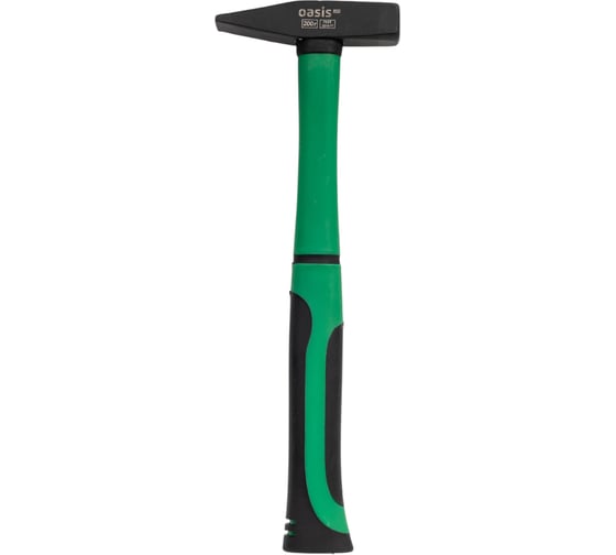 Молоток слесарный с обрезиненной фибергласовой рукояткой OASIS Eco 200г 103010602001 1