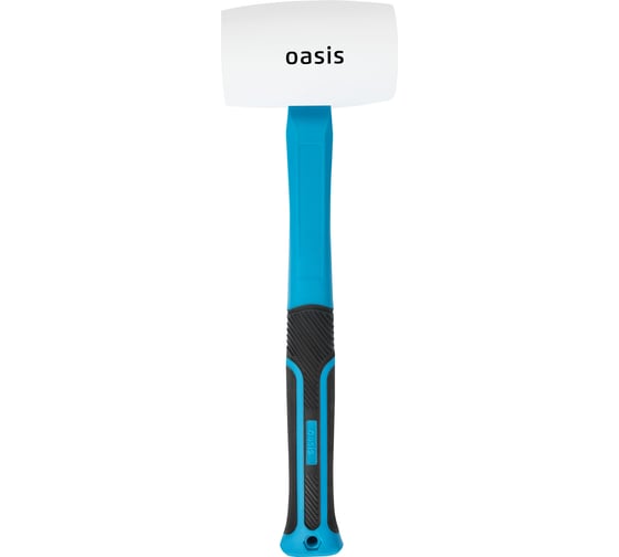 Киянка резиновая OASIS (белая) с фибергласовой рукояткой 680г 103010901006 1