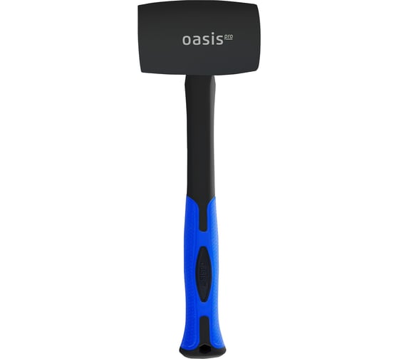 Киянка резиновая OASIS (черная) с фибергласовой рукояткой Pro 680г 103010901012 1