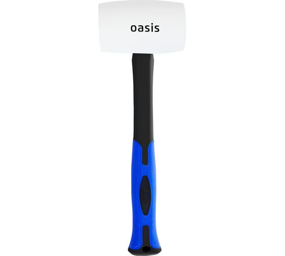 Киянка резиновая OASIS (белая) с фибергласовой рукояткой Pro 680г 103010901008 1