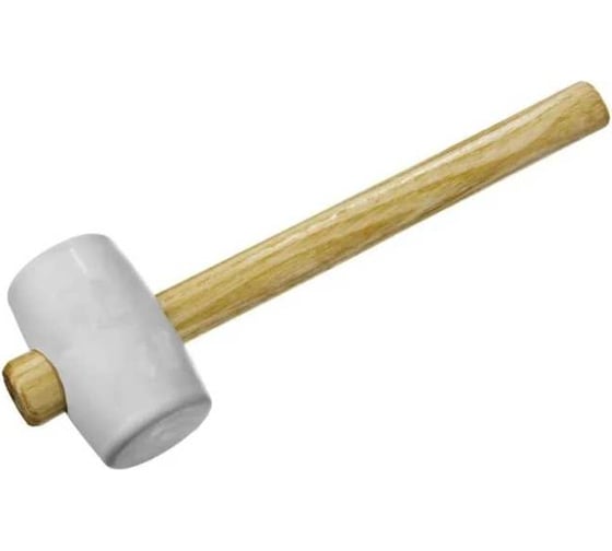 Белая резиновая киянка ЗУБР 230г 20511-230_z02