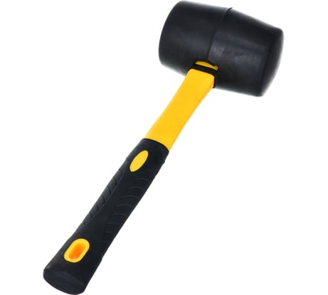 Резиновый молоток (киянка) HARDY 75 мм, ручка 2K, черный 2028-920075