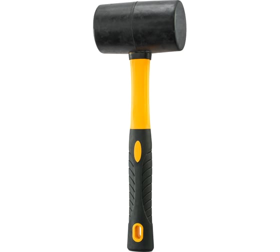 Резиновый молоток (киянка) HARDY 65 мм, ручка 2K, черный 2028-920065