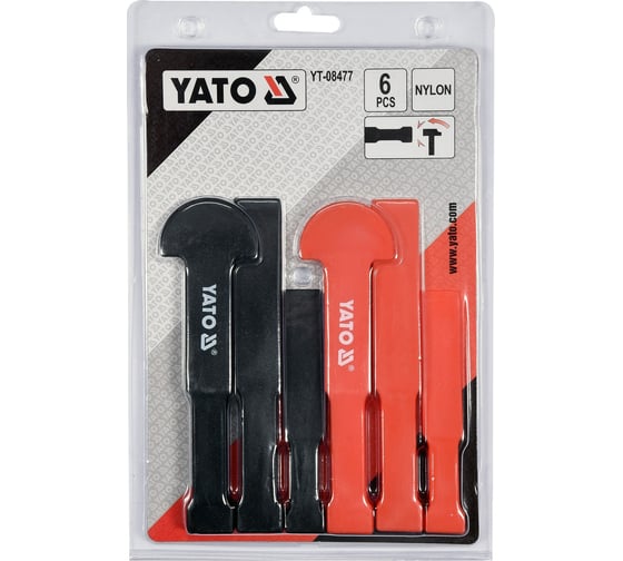 Набор зубил для работы с пластиковыми деталями YATO YT-08477