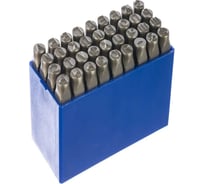 Набор ударных клейм Vitatools буквенных 4мм, буквы-латиница, 27 предметов KL-4mm-27